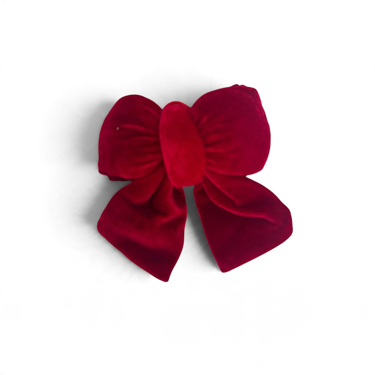 Red Velvet Christmas Bow Ornament
