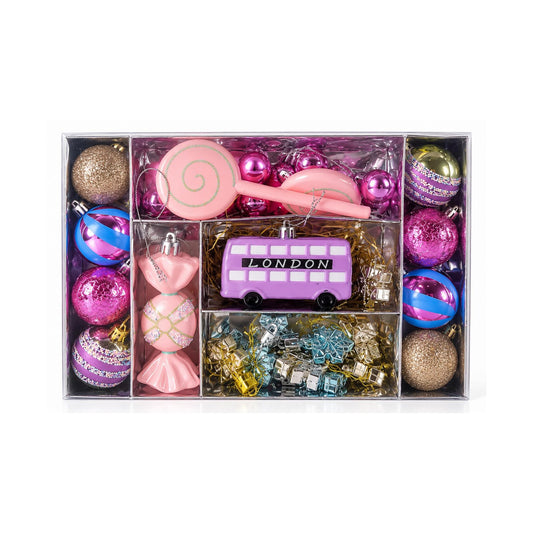 34-Piece London Candy Ornament Set